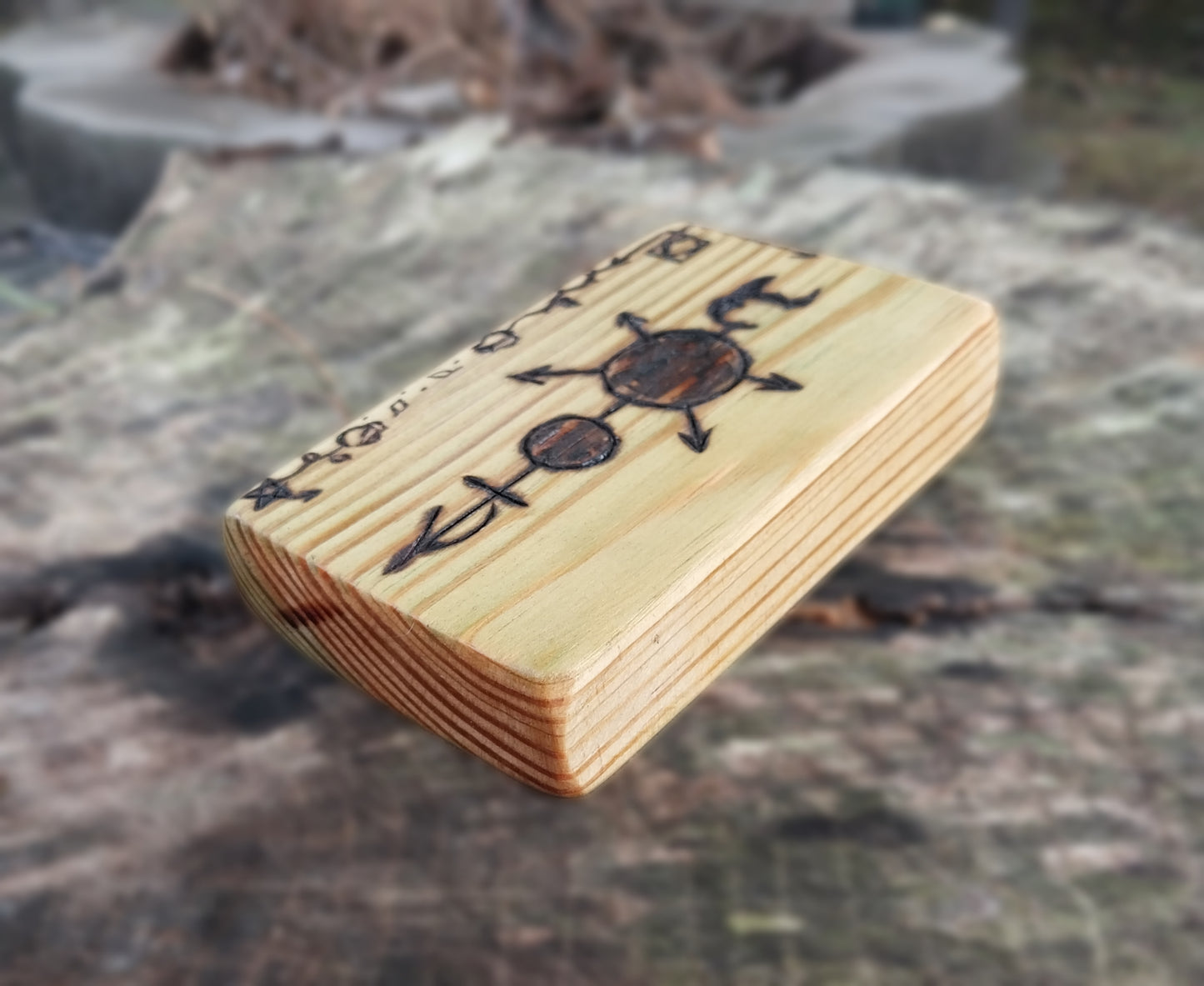 Dark Lunar Spirit Altar Glyph/ Altar Plaque