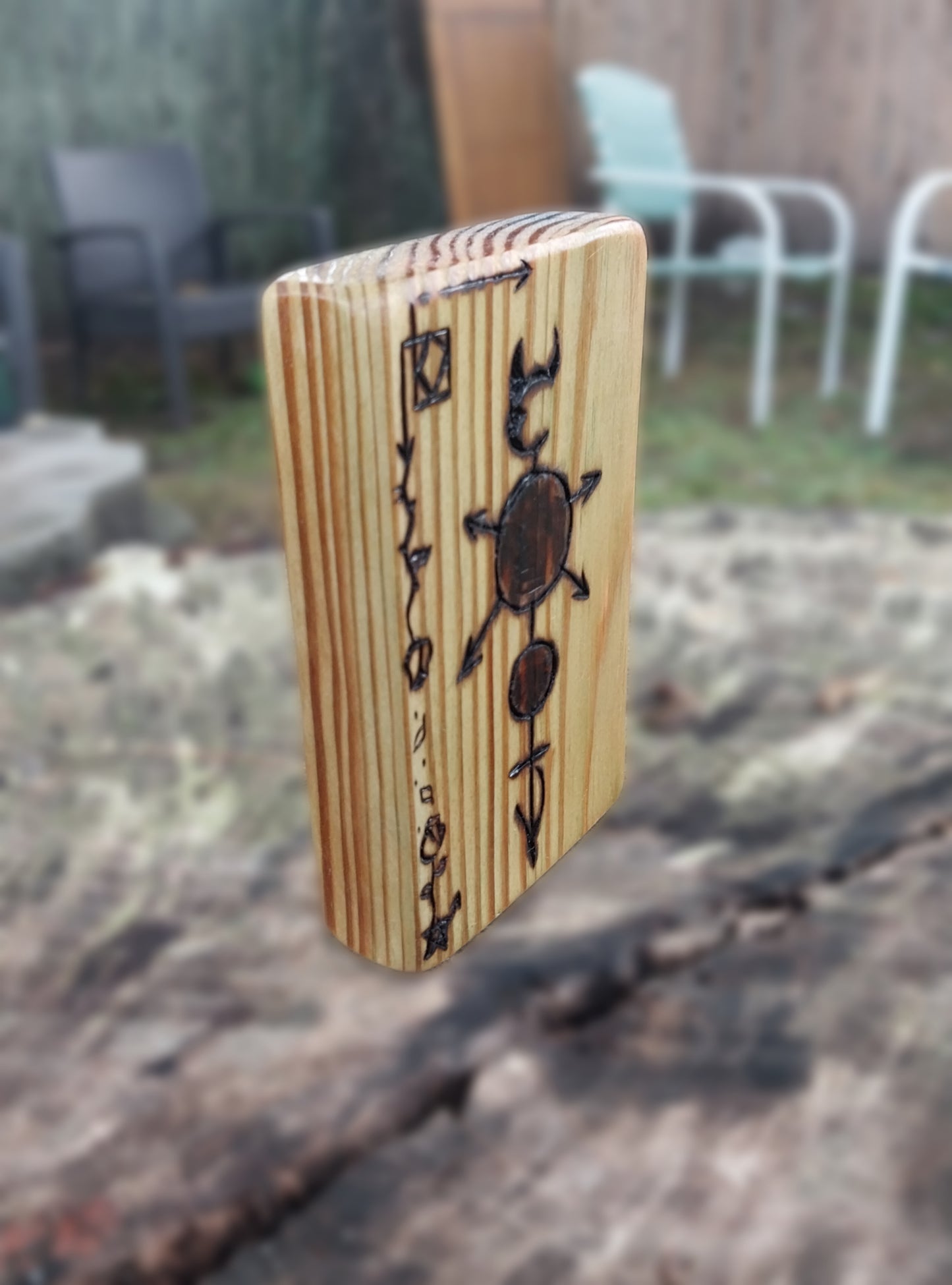 Dark Lunar Spirit Altar Glyph/ Altar Plaque