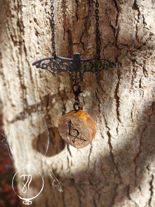 Lilith Charm Necklace, With Detachable Lilith Charm