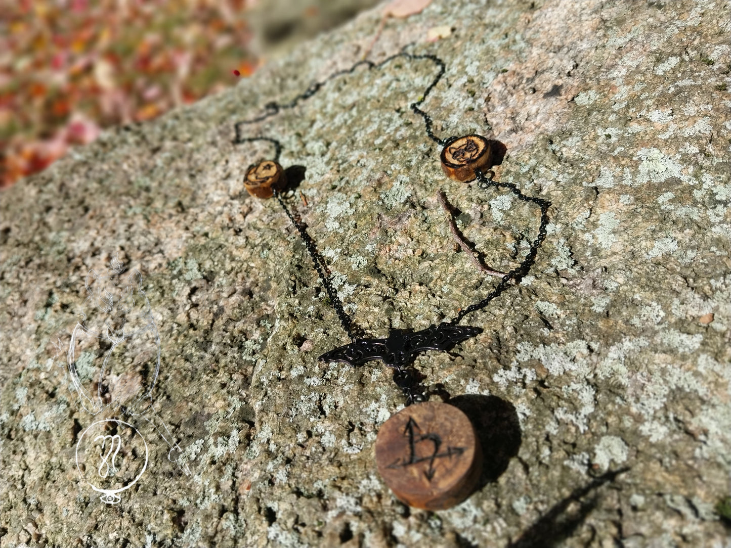 Lilith Charm Necklace, With Detachable Lilith Charm